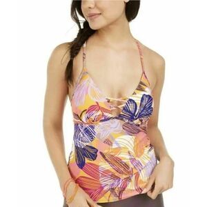 Hula Honey Tropical Tankini Swim Strappy Size XS